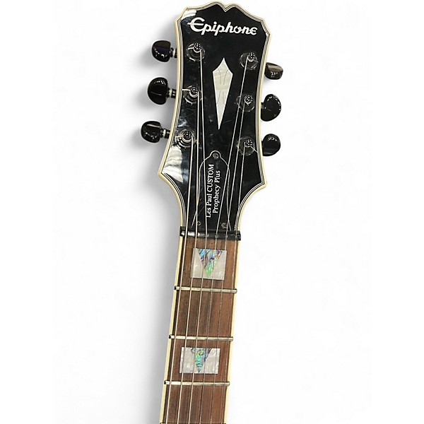 Used Epiphone Prophecy Les Paul Custom Plus Midnight Sapphire Solid Body Electric Guitar
