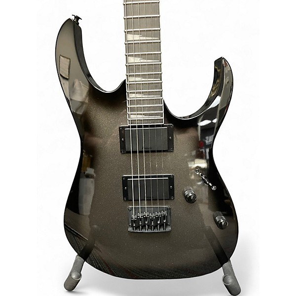 Used Ibanez GRG121DX Metallic Gray Sunburst Solid Body Electric Guitar