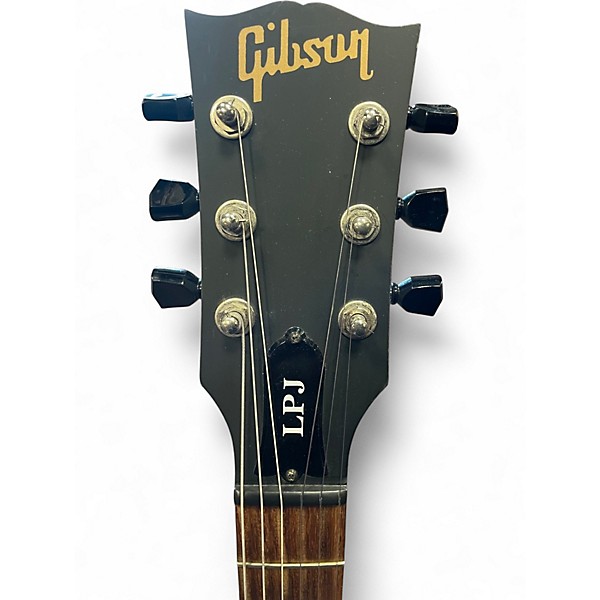 Used 2013 Gibson LPJ White Solid Body Electric Guitar