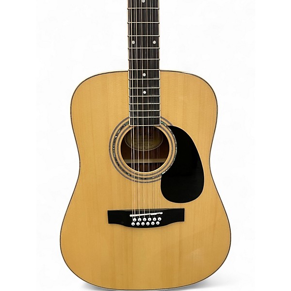 Used Mitchell D120S12E Natural 12 String Acoustic Electric Guitar