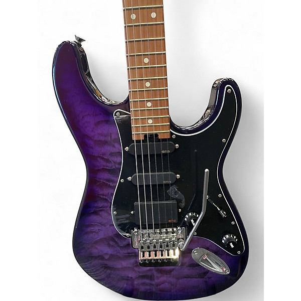 Used Charvel Marco Sfogli Signature Pro-Mod So-Cal Style 1 HSS Trans Purple Solid Body Electric Guitar