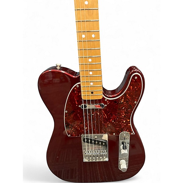 Used Fender Standard Telecaster Wine Red Solid Body Electric Guitar