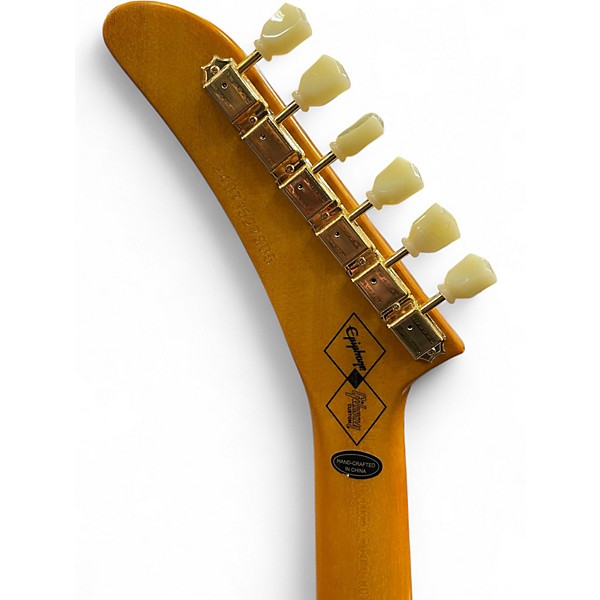 Used Epiphone INSPIRED BY 58 EXPLORER Butterscotch Solid Body Electric Guitar