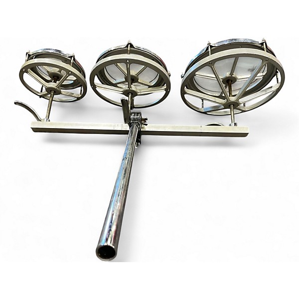 Used Remo 3 Piece Rototom METAL Roto Toms