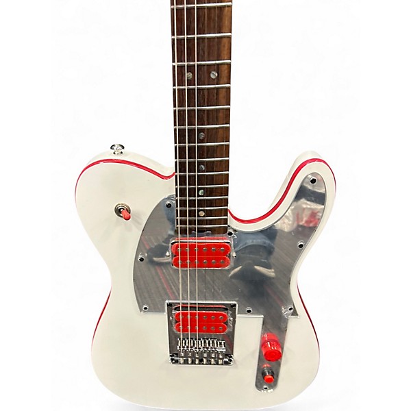 Used Firefly FFTL 5 Ghost White Solid Body Electric Guitar