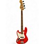 Used Fender PLAYER SERIES JAZZ BASS LEFT HANDED SONIC RED Solid Body Electric Guitar thumbnail