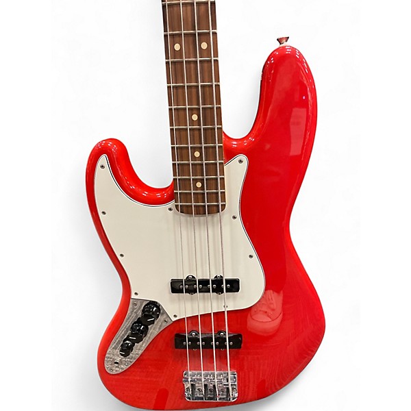 Used Fender PLAYER SERIES JAZZ BASS LEFT HANDED SONIC RED Solid Body Electric Guitar