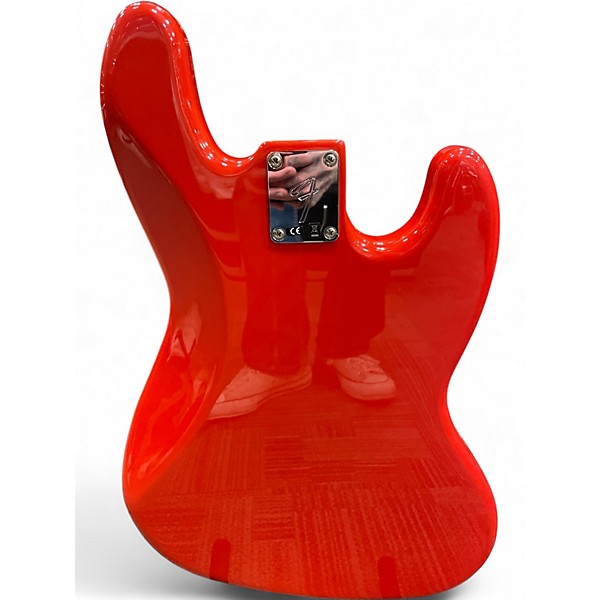 Used Fender PLAYER SERIES JAZZ BASS LEFT HANDED SONIC RED Solid Body Electric Guitar