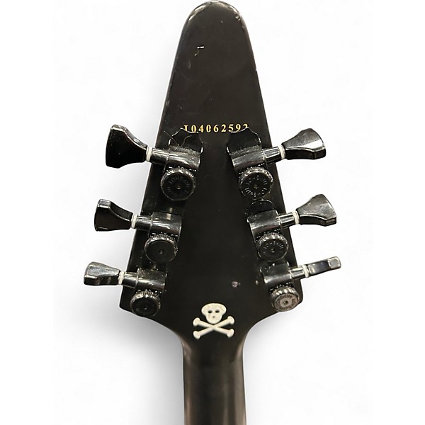 Used Epiphone Goth '58 Flying V Black Solid Body Electric Guitar