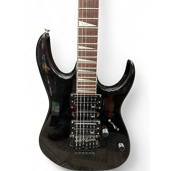 Used Ibanez EX370 Black Solid Body Electric Guitar