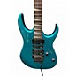Used Ibanez EX370 Teal Solid Body Electric Guitar