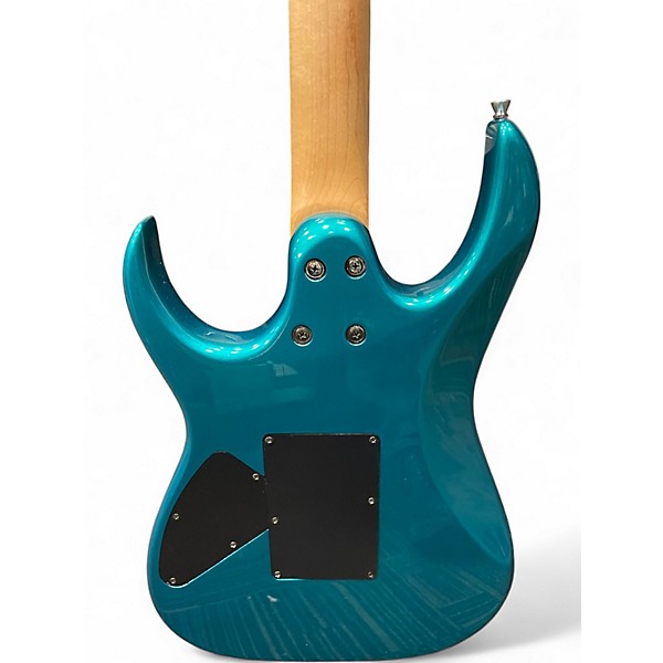 Used Ibanez EX370 Teal Solid Body Electric Guitar