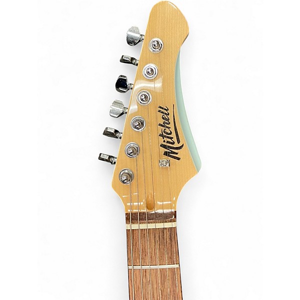 Used Mitchell TD100 Short Scale LIGHT BLUE Solid Body Electric Guitar