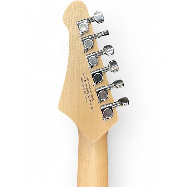 Used Mitchell TD100 Short Scale LIGHT BLUE Solid Body Electric Guitar