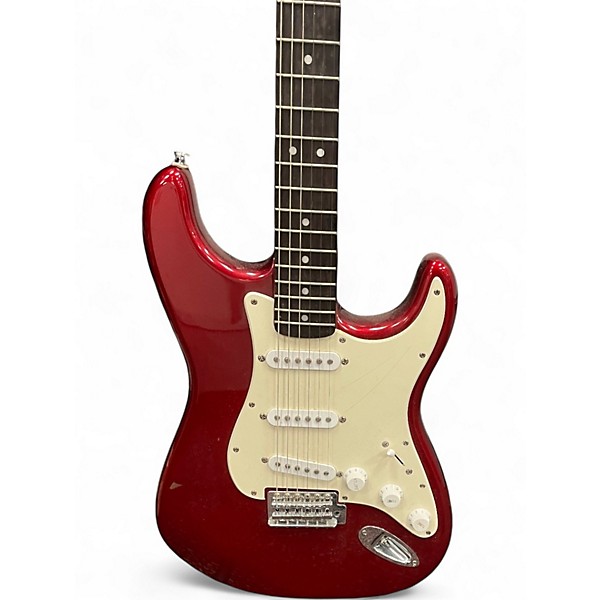 Used Squier Affinity Stratocaster Red Solid Body Electric Guitar