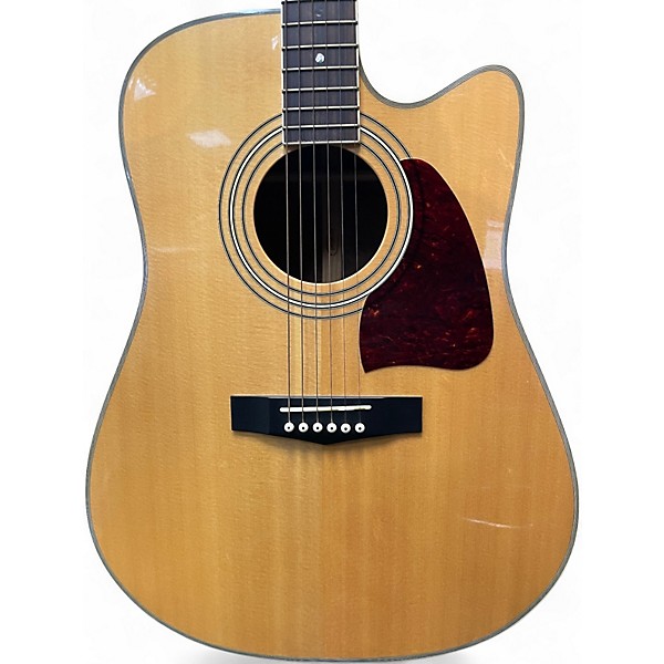 Used Ibanez AW300E Natural Acoustic Electric Guitar