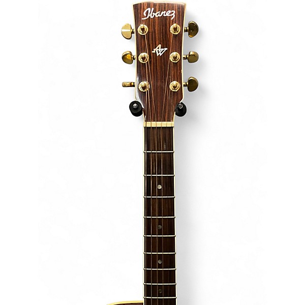 Used Ibanez AW300E Natural Acoustic Electric Guitar