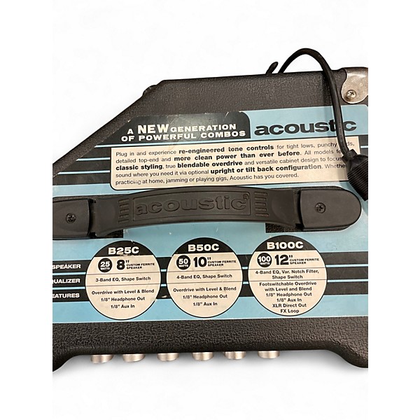 Used Acoustic B25C Bass Combo Amp