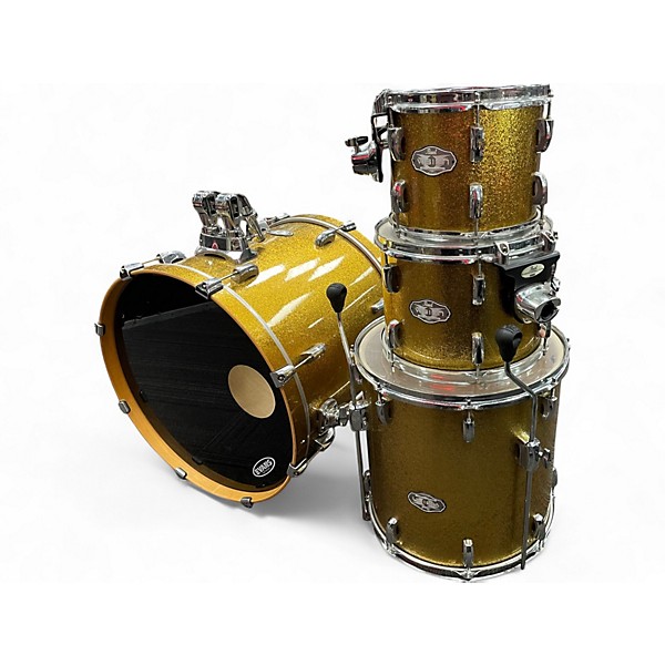 Used Pearl 4 Piece Vision Birch VBX Gold Sparkle Drum Kit