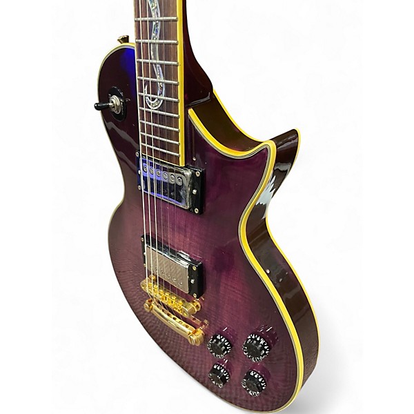 Used Jay Turser Single Cut Trans Purple Solid Body Electric Guitar