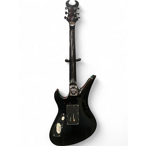 Used Schecter Guitar Research Synyster Gates Signature Standard Gloss Black with Silver Pinstripes Solid Body Electric Guitar