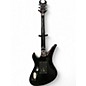 Used Schecter Guitar Research Synyster Gates Signature Standard Gloss Black with Silver Pinstripes Solid Body Electric Guitar