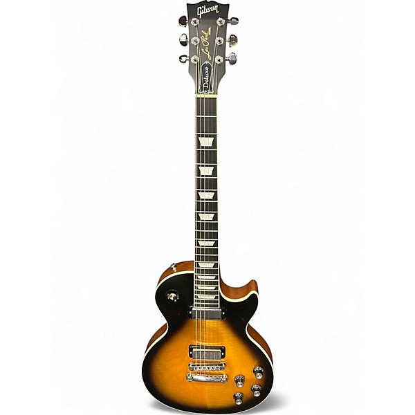 Used 2018 Gibson Les Paul Deluxe  Tobacco Sunburst Solid Body Electric Guitar