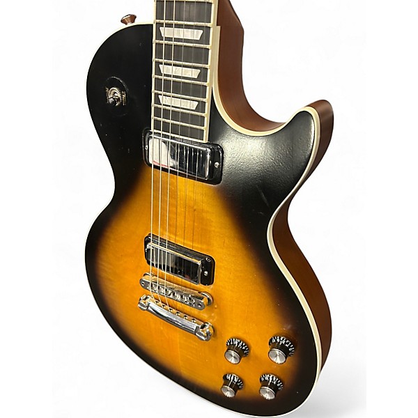 Used 2018 Gibson Les Paul Deluxe  Tobacco Sunburst Solid Body Electric Guitar