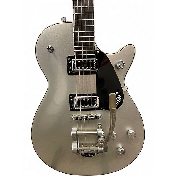 Used 2018 Gretsch Guitars G5230T Metallic Silver Solid Body Electric Guitar