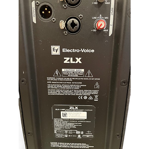 Used Electro-Voice ZLX-12P 12in 2-Way Powered Speaker