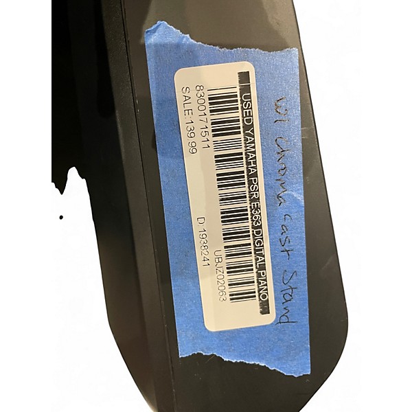 Used Yamaha PSR E363 Digital Piano