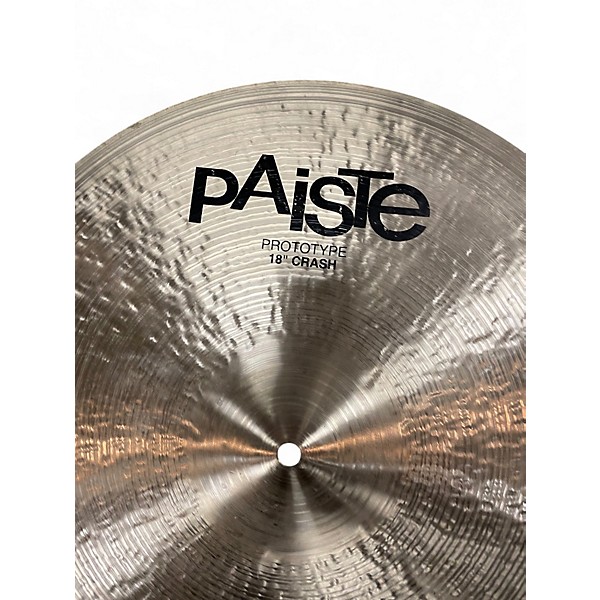 Used Paiste 18in  Prototype Crash Cymbal