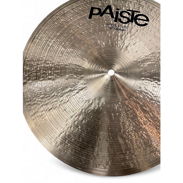 Used Paiste 18in  Prototype Crash Cymbal