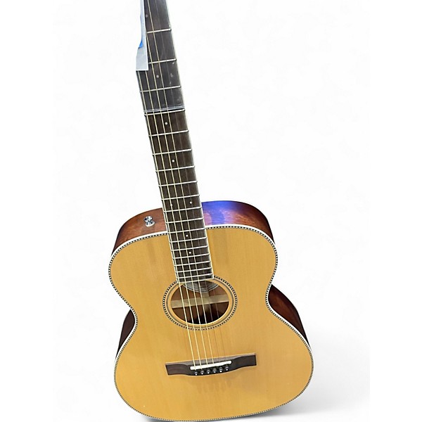 Used Fender PARAMOUNT TRAVELER Natural Acoustic Electric Guitar
