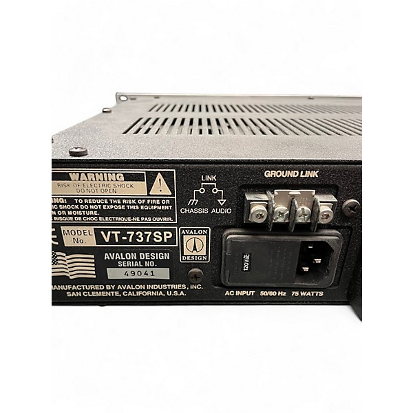 Used Avalon VT737SP Class A Mono Tube Microphone Preamp