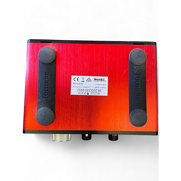 Used Focusrite Scarlett Solo Gen 2 Audio Interface