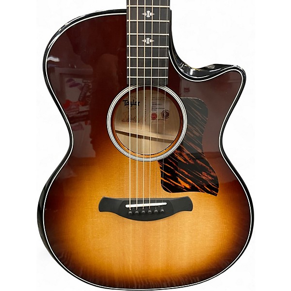 Used Taylor 514CE 2 Color Sunburst Acoustic Electric Guitar