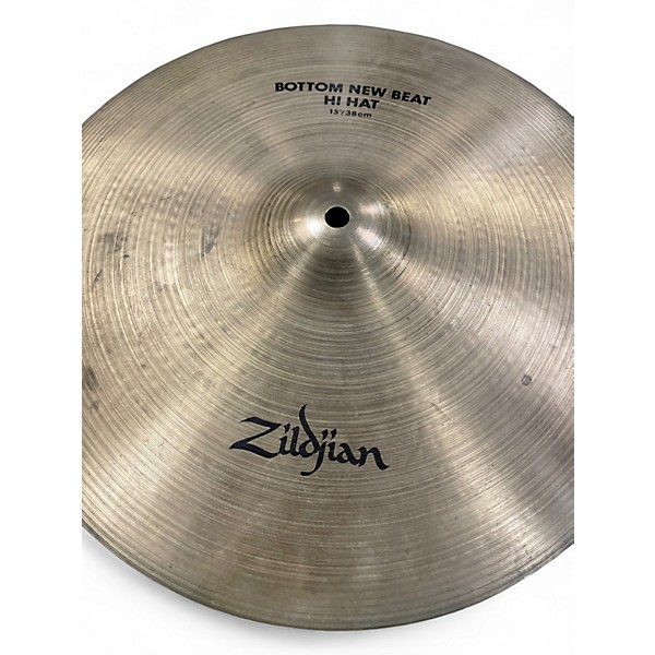 Used Zildjian 15in New Beat Hi Hat Pair Cymbal
