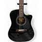 Used Fender 110CE Black Acoustic Electric Guitar