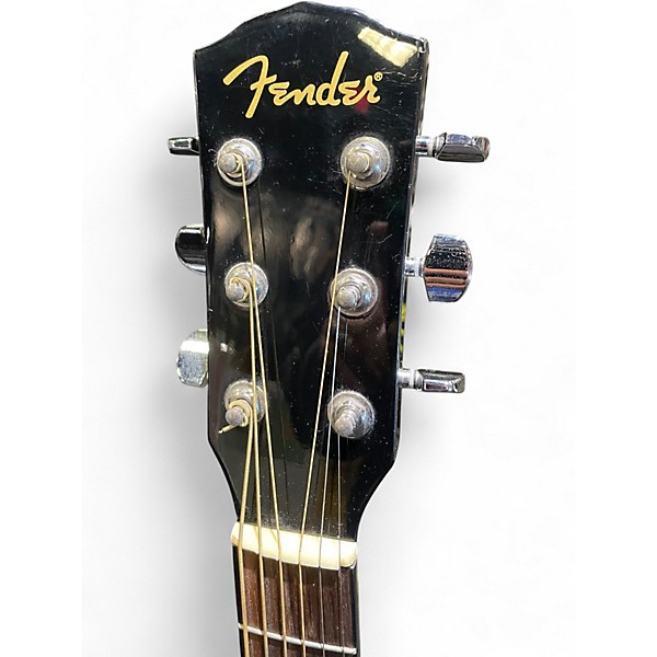 Used Fender 110CE Black Acoustic Electric Guitar