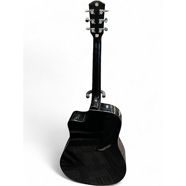 Used Fender 110CE Black Acoustic Electric Guitar