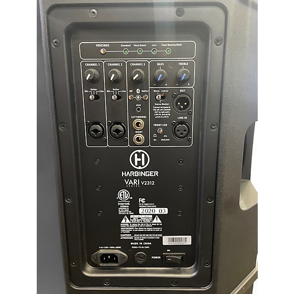 Used Harbinger VARI V2312 Powered Speaker