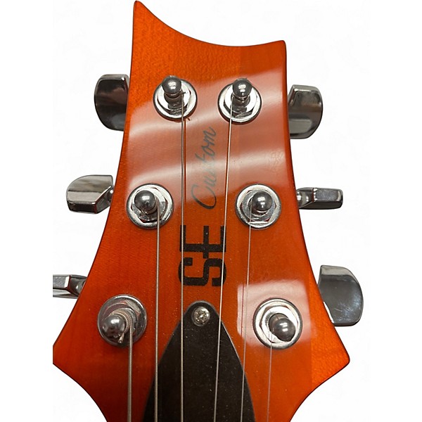 Used PRS SE Custom 22 Semi-Hollowbody 2 Tone Sunburst Hollow Body Electric Guitar