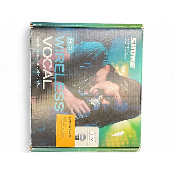 Used Shure BLX24 PGA 58 Handheld Wireless System