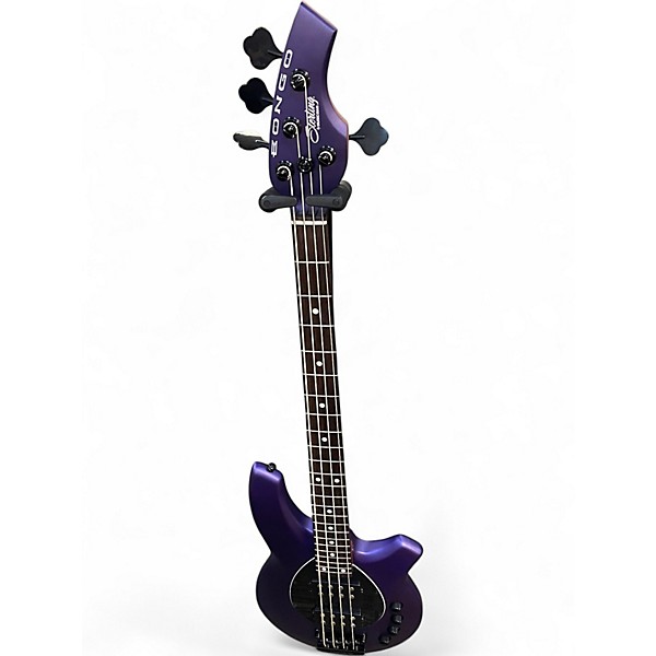 Used Sterling by Music Man BONGO FIREMIST PURPLE SATIN Electric Bass Guitar