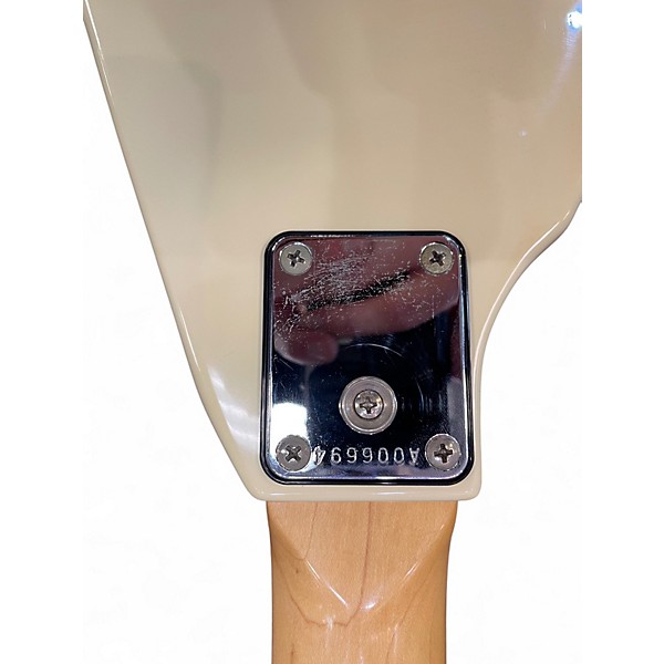 Vintage 1984 Squier KATANA White Electric Bass Guitar