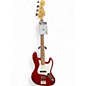 Used Squier Affinity Jazz Bass Candy Apple Red Electric Bass Guitar thumbnail
