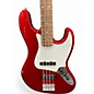 Used Squier Affinity Jazz Bass Candy Apple Red Electric Bass Guitar