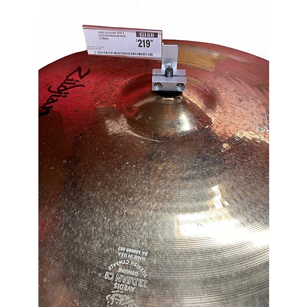 Used Zildjian 20in A Custom Medium Ride Cymbal
