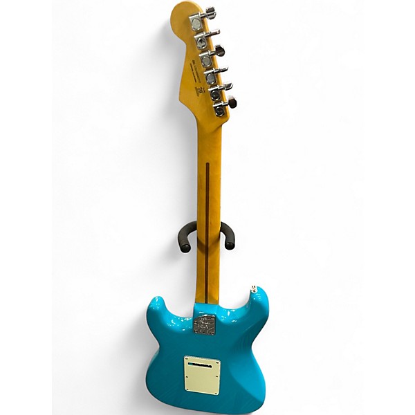 Used 2024 Fender American Professional II Stratocaster Miami Blue Solid Body Electric Guitar